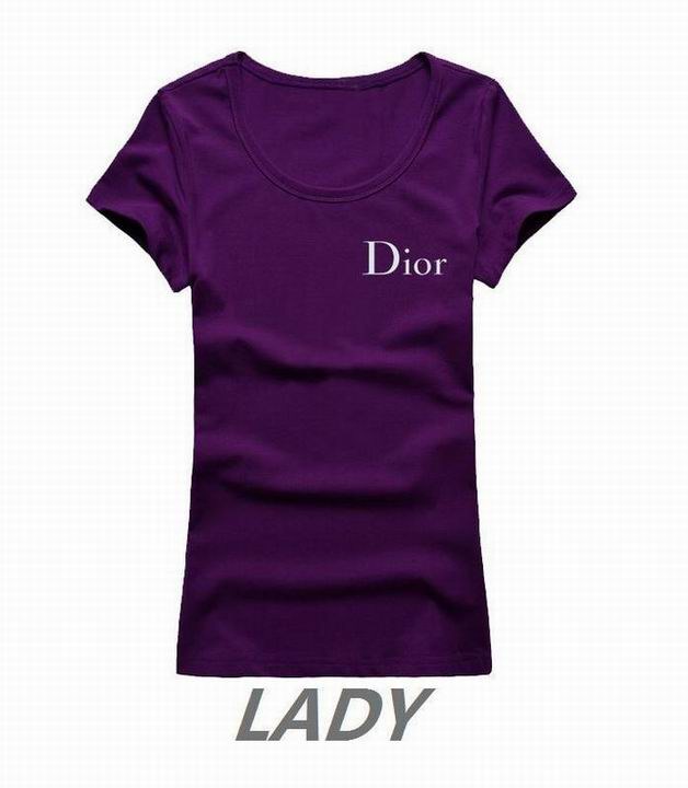 Dior short round collar T woman S-XL-011